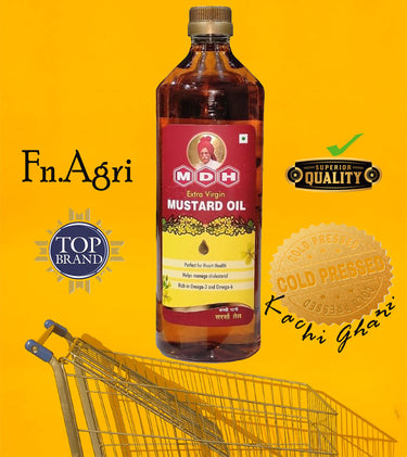 MDH - Extra Virgin Mustard Cooking Oil - 1Lt Bottle